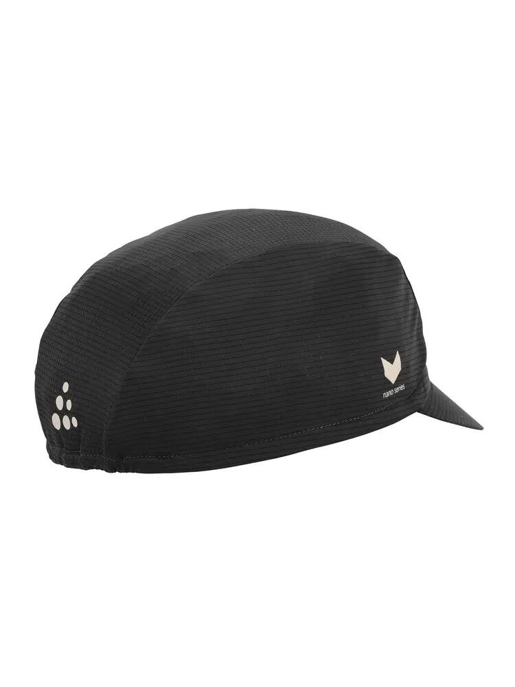 craft Pro Nano Cap ultralicht fietscap van gerecycled mesh – Black-Plaster 2/5