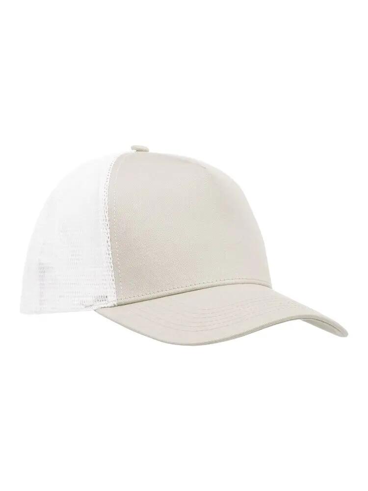 clique Trucker Cap in twill di cotone spazzolato e rete – Stone 2/5