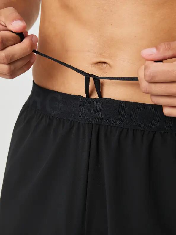 bjorn_borg BORG ATHLETIC 9" SHORTS in poliestere riciclato – BLACK BEAUTY 4/4