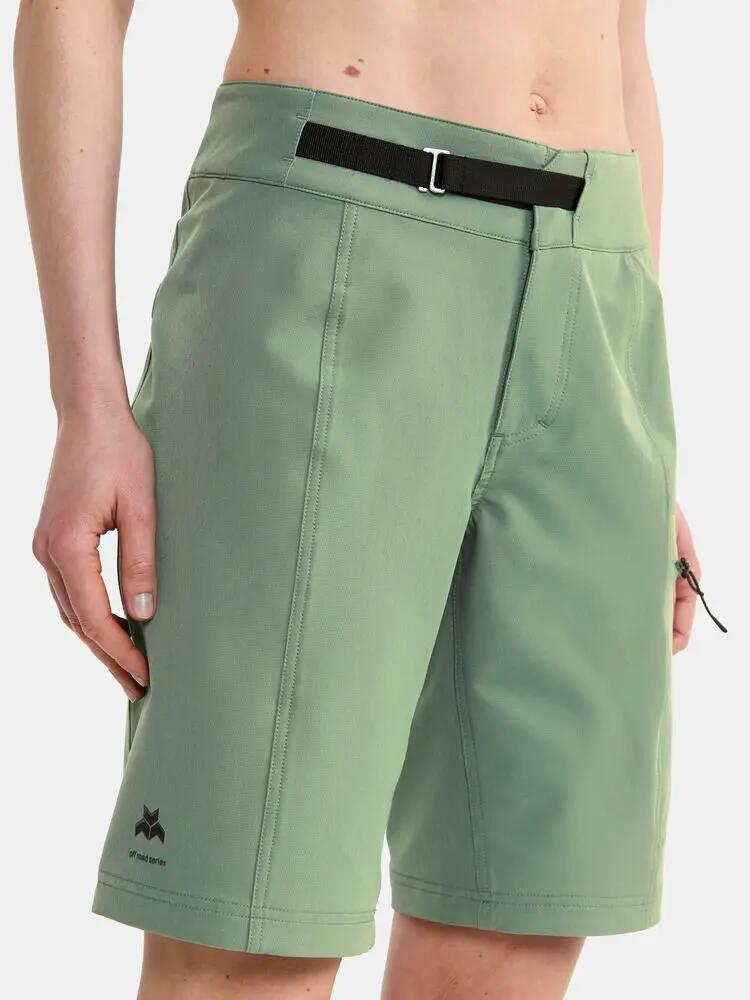 craft Offroad Xt Shorts W Pad W — calções de BTT duráveis e respiráveis – Thyme 2/7