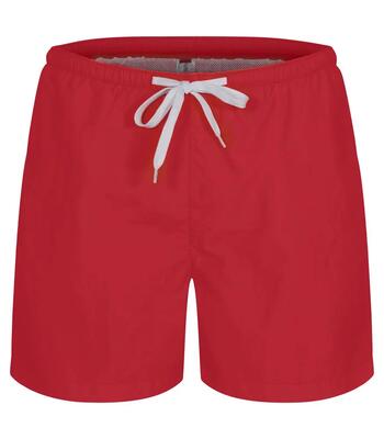 Clique venice — casual unisex short van gerecycled polyamide – red
