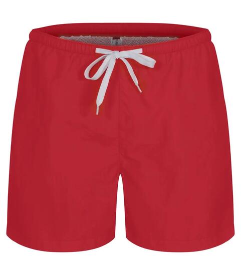 clique Venice — Legere Unisex-Shorts aus recyceltem Polyamid – Red