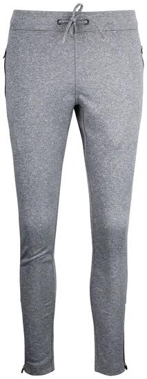 clique pantalon Odessa – coupe moderne en polyester – grey melange