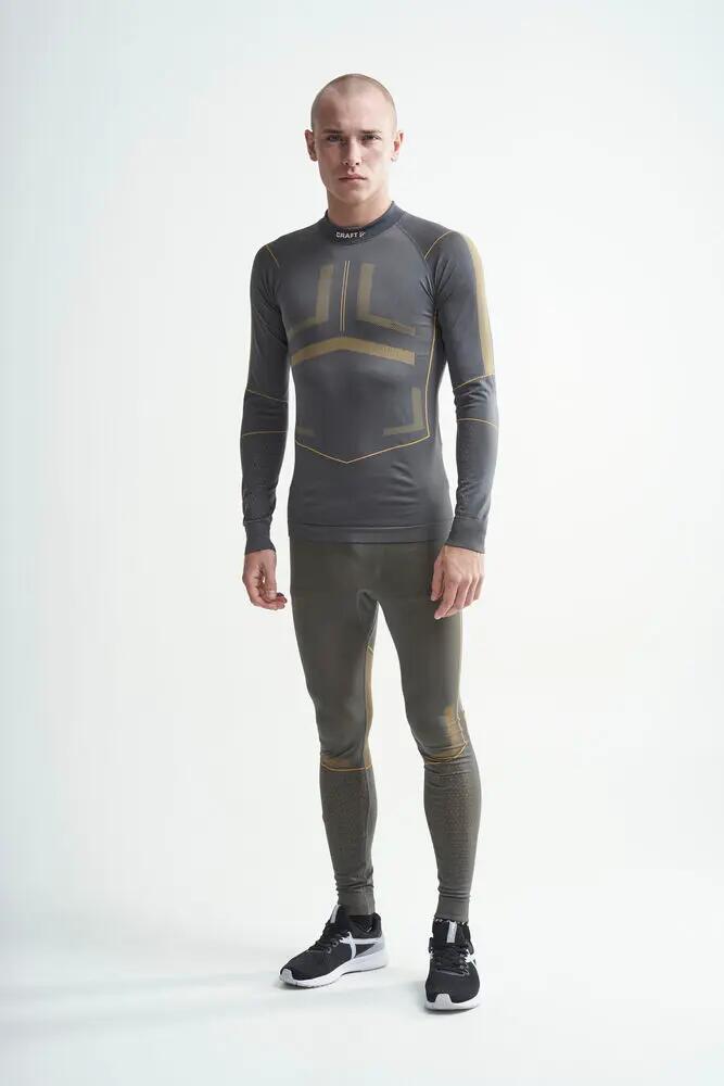 craft Active Intensity Pants M – Ademend functioneel tight – Granite-Amber 4/5