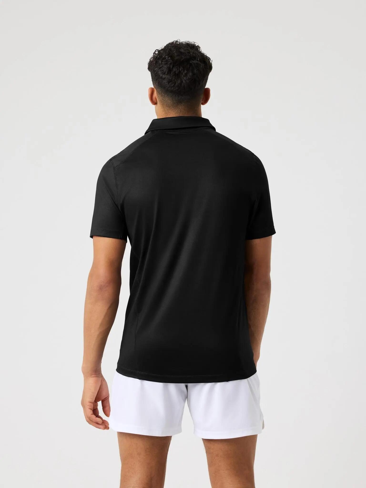 bjorn_borg BORG SPORTS POLO SHIRT – poliestere riciclato, colore BLACK BEAUTY 2/4