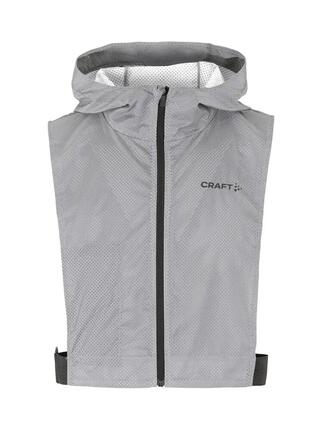 craft ADV Lumen Short Vest – gilet de running réfléchissant perforé – Silver