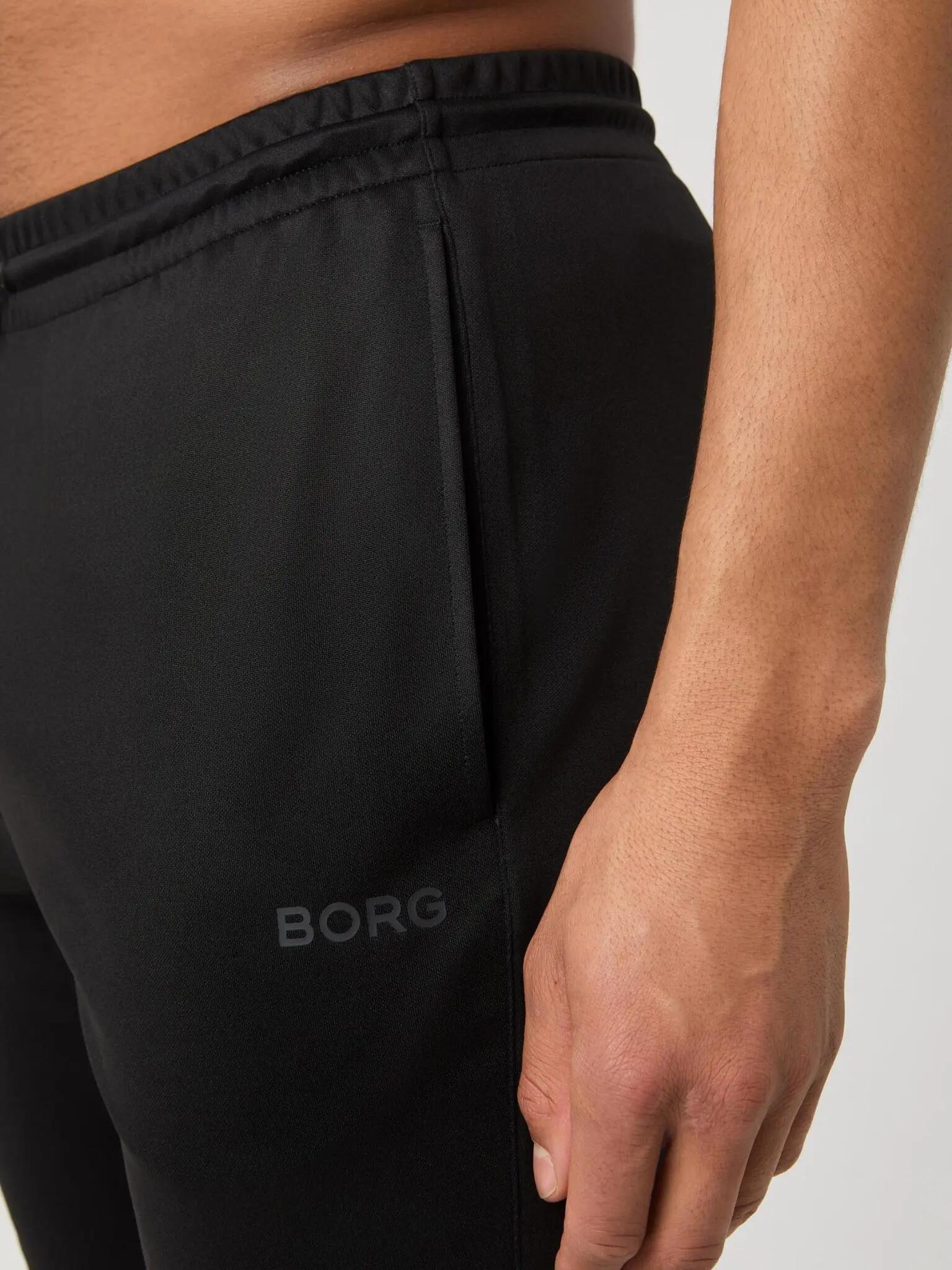 bjorn_borg BORG ESSENTIAL ACTIVE PANTS in poliestere riciclato – BLACK BEAUTY 4/4