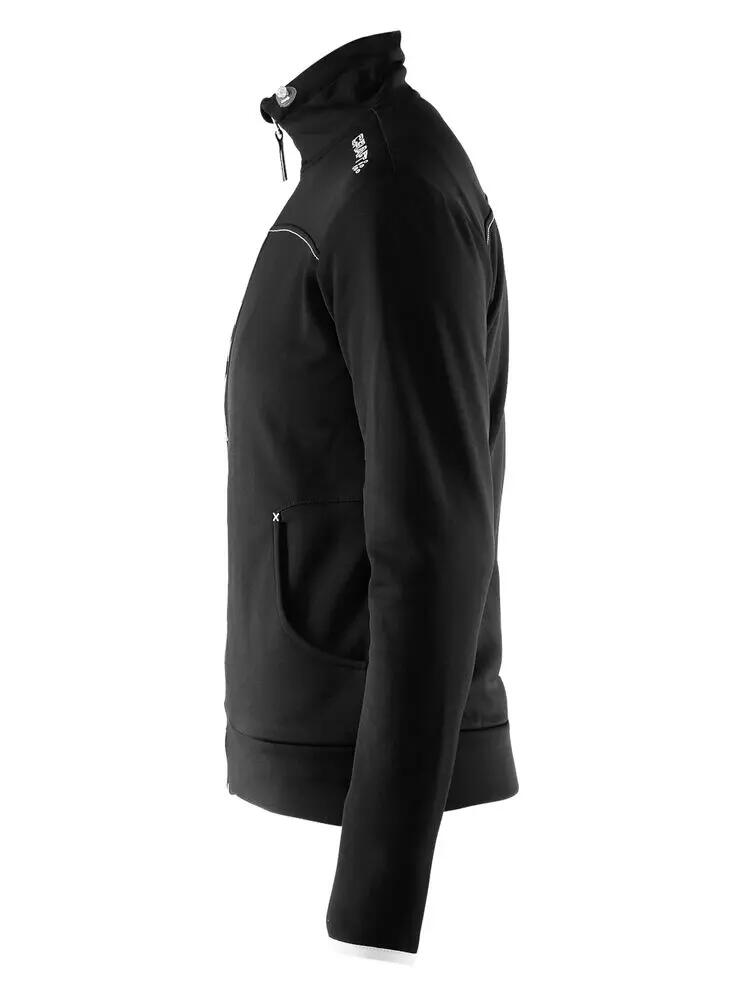 craft Leisure Jacket W – Casaco confortável em poliéster – Black 3/5