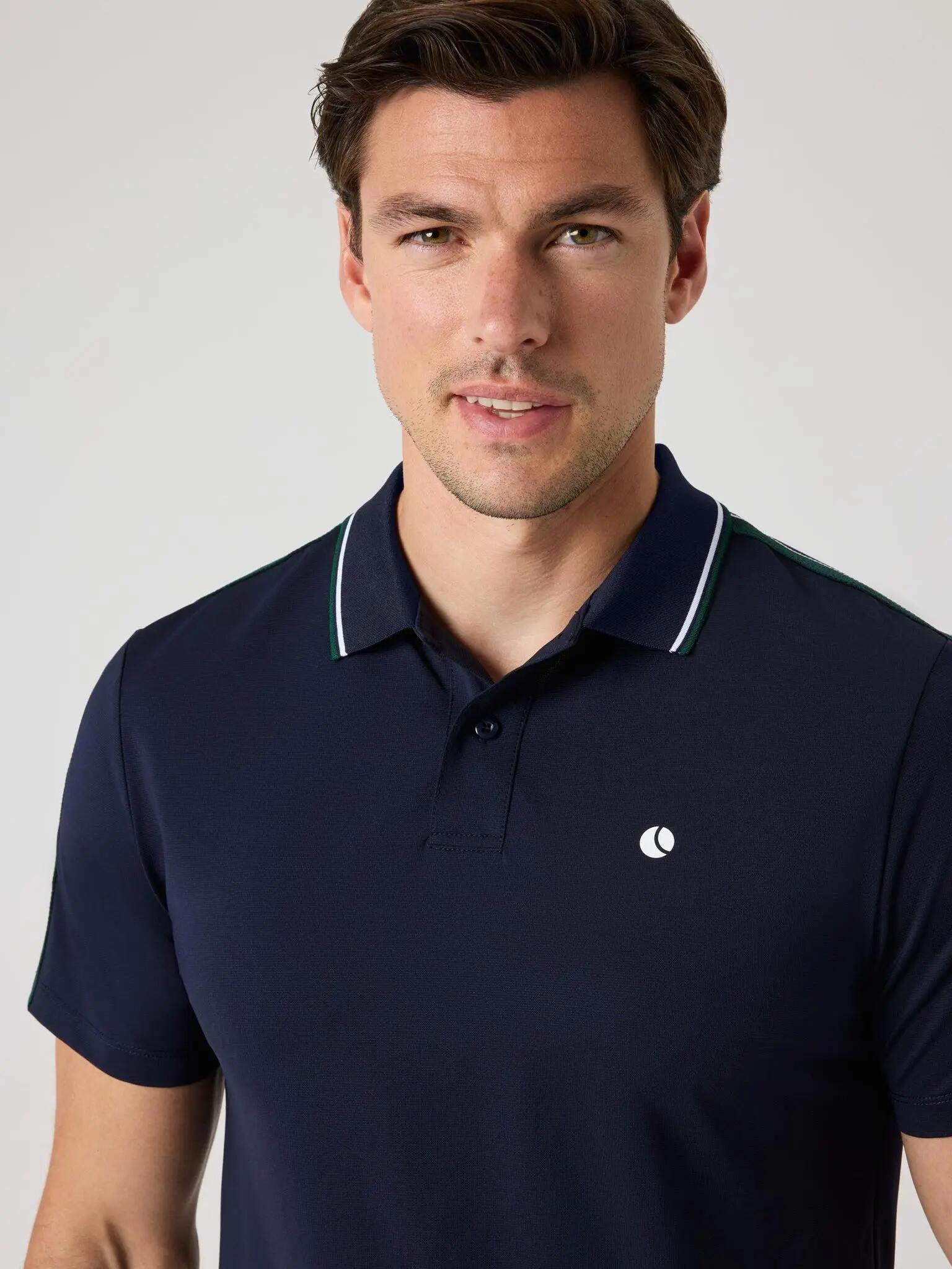 bjorn_borg ACE RETRO POLO SHIRT in poliestere riciclato – NIGHT SKY 4/4