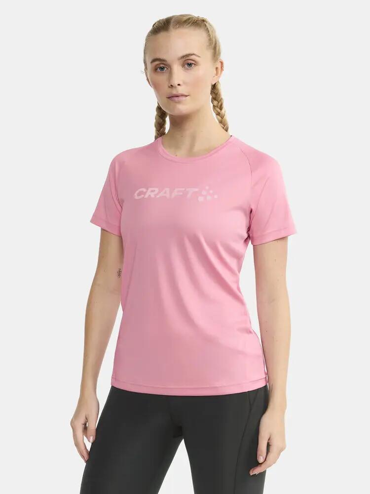 craft CORE Essence Logo Tee W - T-shirt training in poliestere riciclato – Whiz 6/7