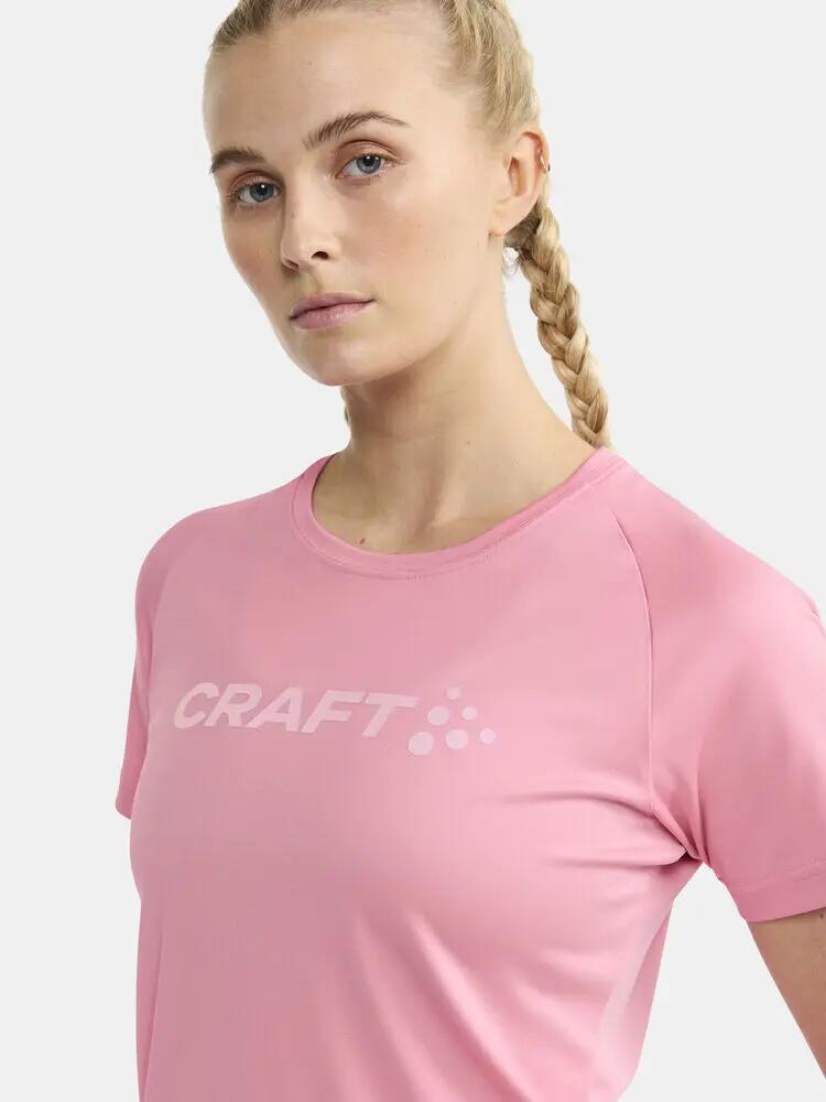 craft CORE Essence Logo Tee W - T-shirt training in poliestere riciclato – Whiz 4/7