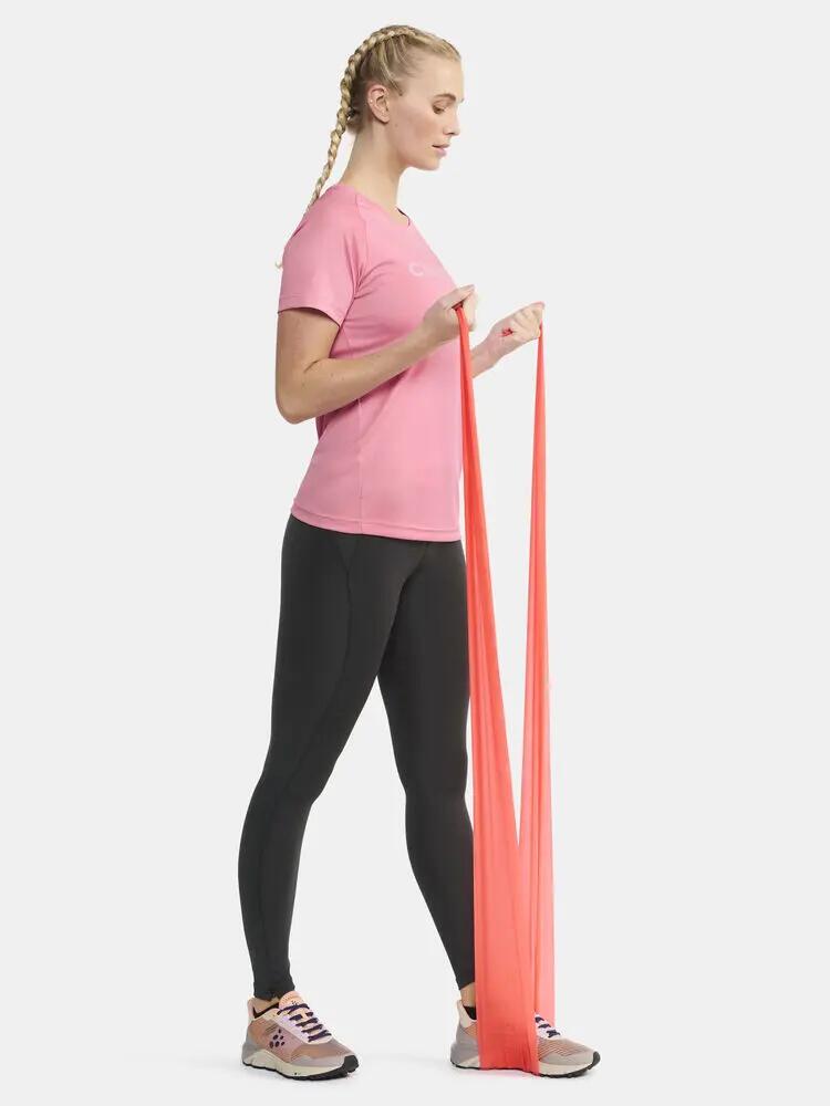 craft CORE Essence Logo Tee W - T-shirt training in poliestere riciclato – Whiz 3/7