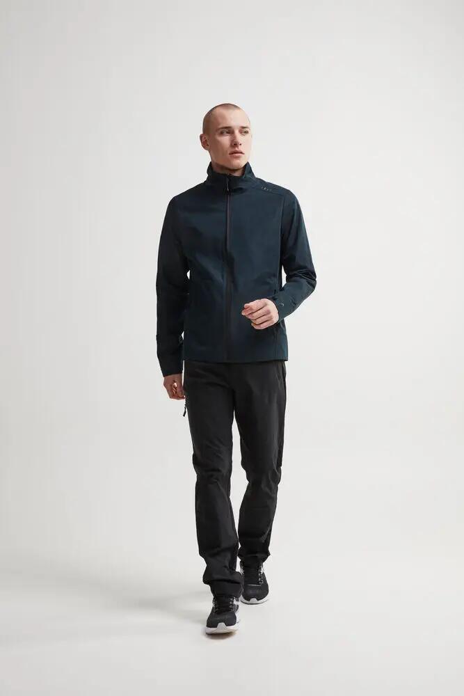 craft Casual Spring Jkt M nero – giacca primaverile morbida con collo alto – 5/5