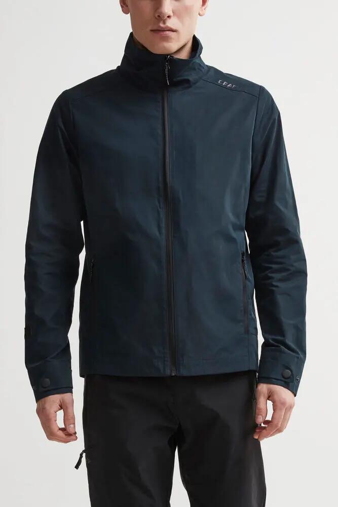 craft Casual Spring Jkt M nero – giacca primaverile morbida con collo alto – 2/5