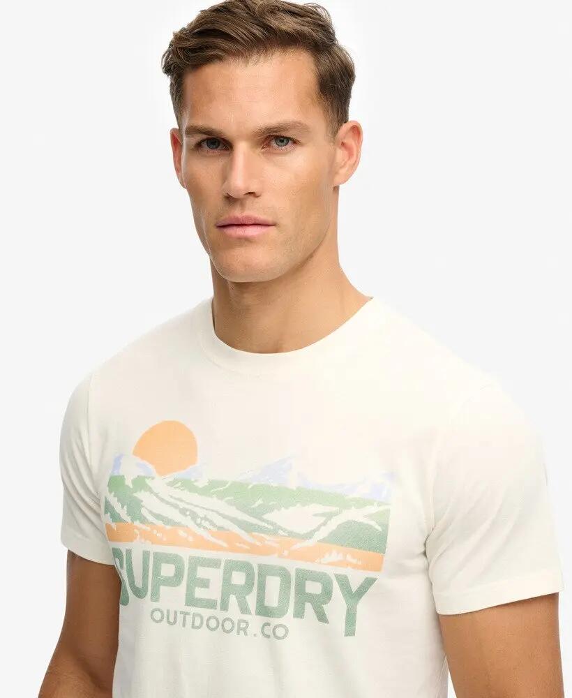 superdry T-shirt Outdoors Mountain Relaxed en coton bio — coupe relaxed – OFF 4/5