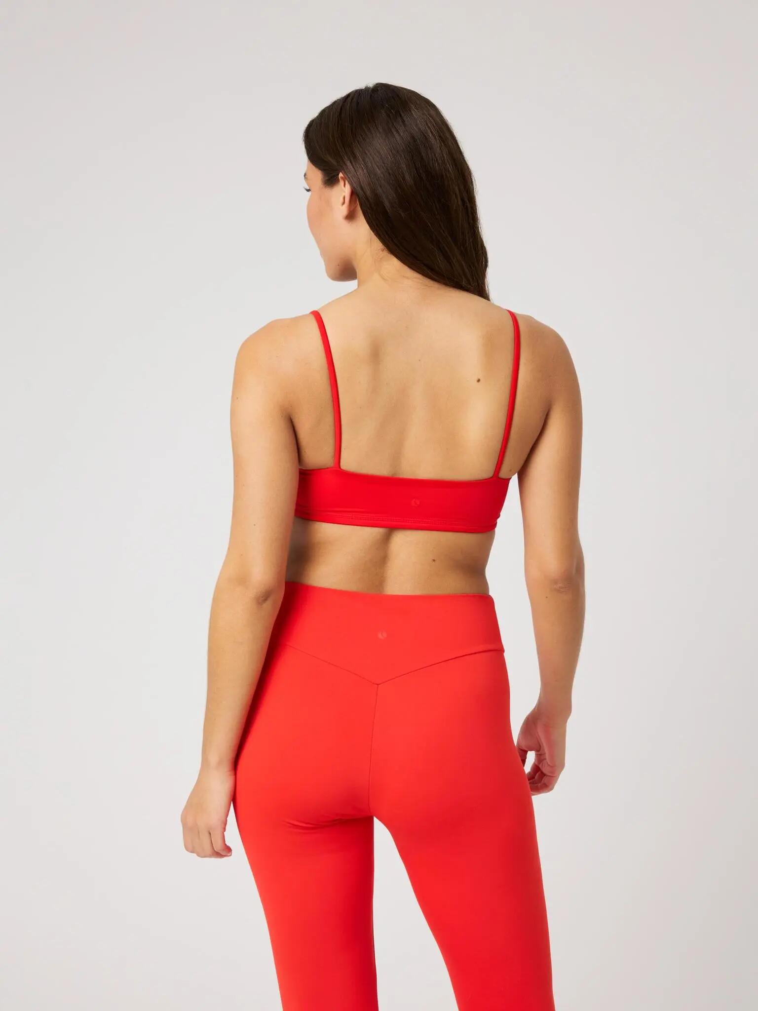 bjorn_borg STUDIO SOFT PADDED BRA en polyamide recyclée – FLAME SCARLET 2/5