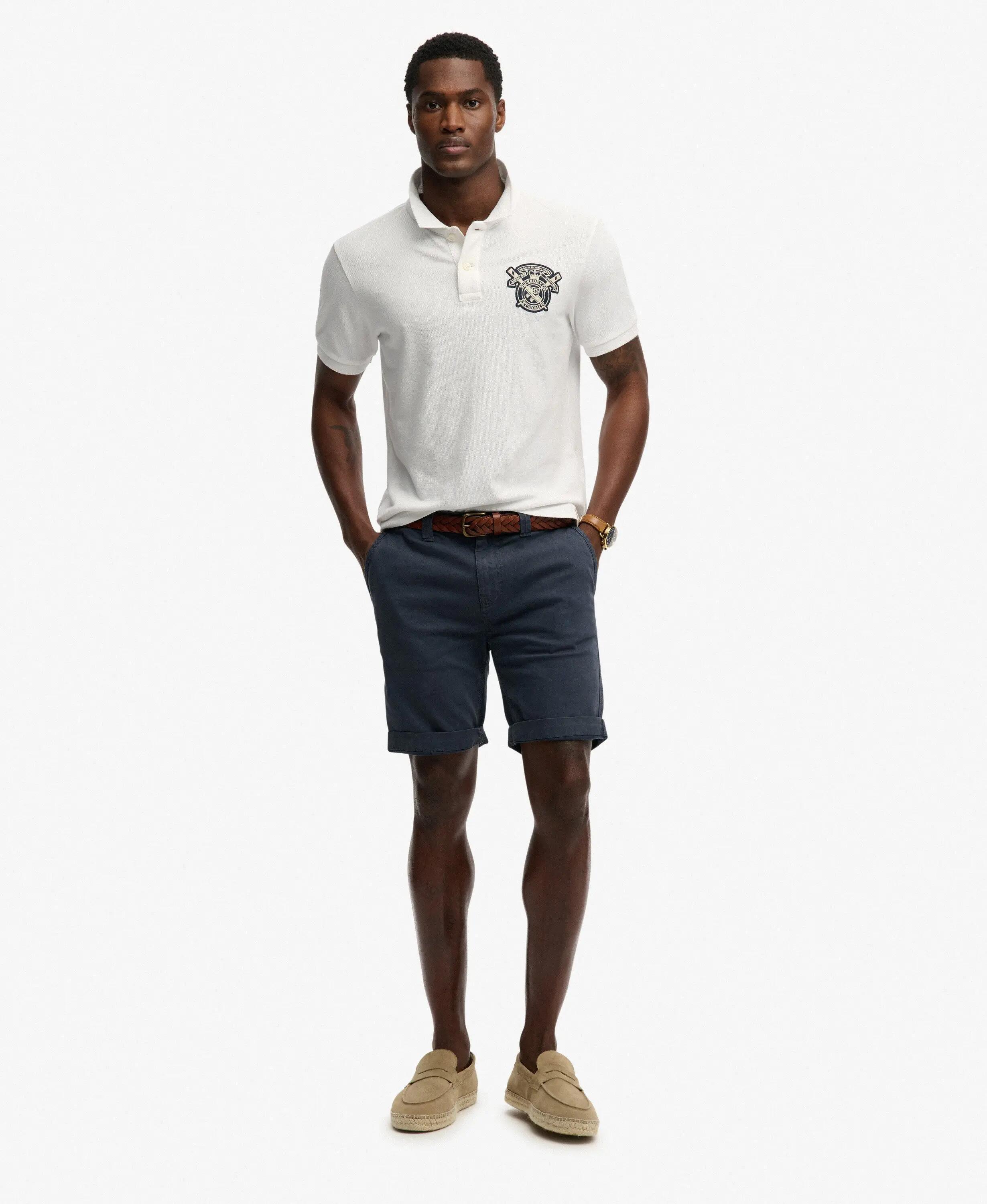 superdry Crest Polo Shirt – corte relaxed, 100% algodón – OPTIC 3/7