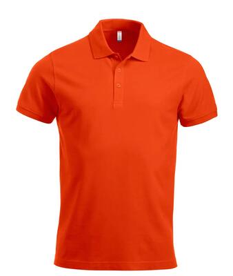 Clique classic lincoln s/s polo heren modern fit – blood orange