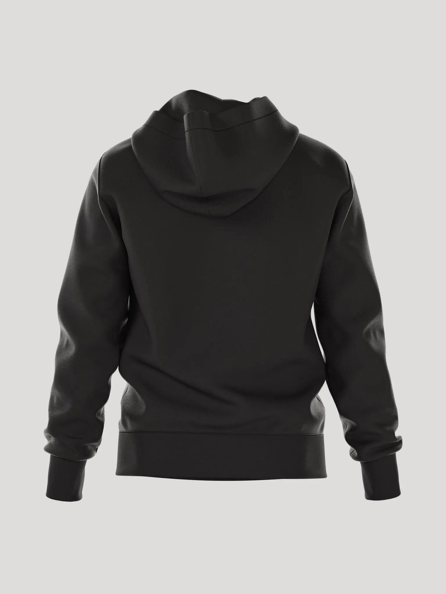 bjorn_borg BORG ESSENTIAL 1 HOODIE schwarz – BLACK BEAUTY 3/4