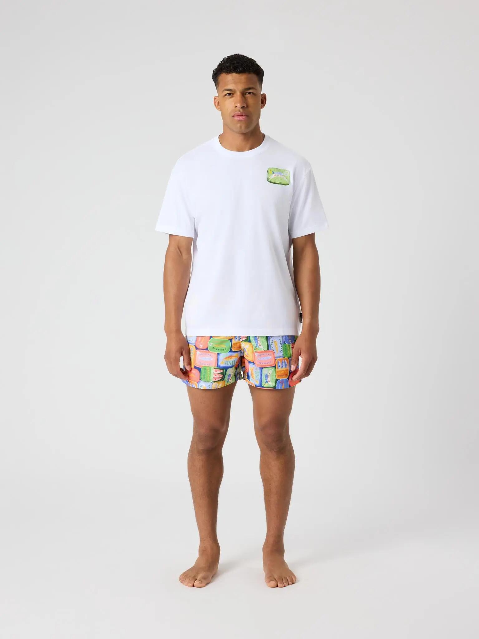 bjorn_borg T-shirt BORG HEAVY JERSEY imprimée en polyester recyclé – BRILLIANT 3/4