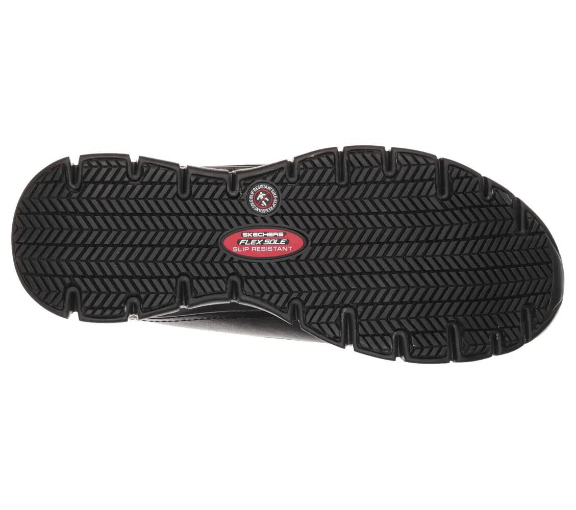 Buty sportowe damskie Skechers Sure Track Trickel sneakersy skórzane czarne 6/6
