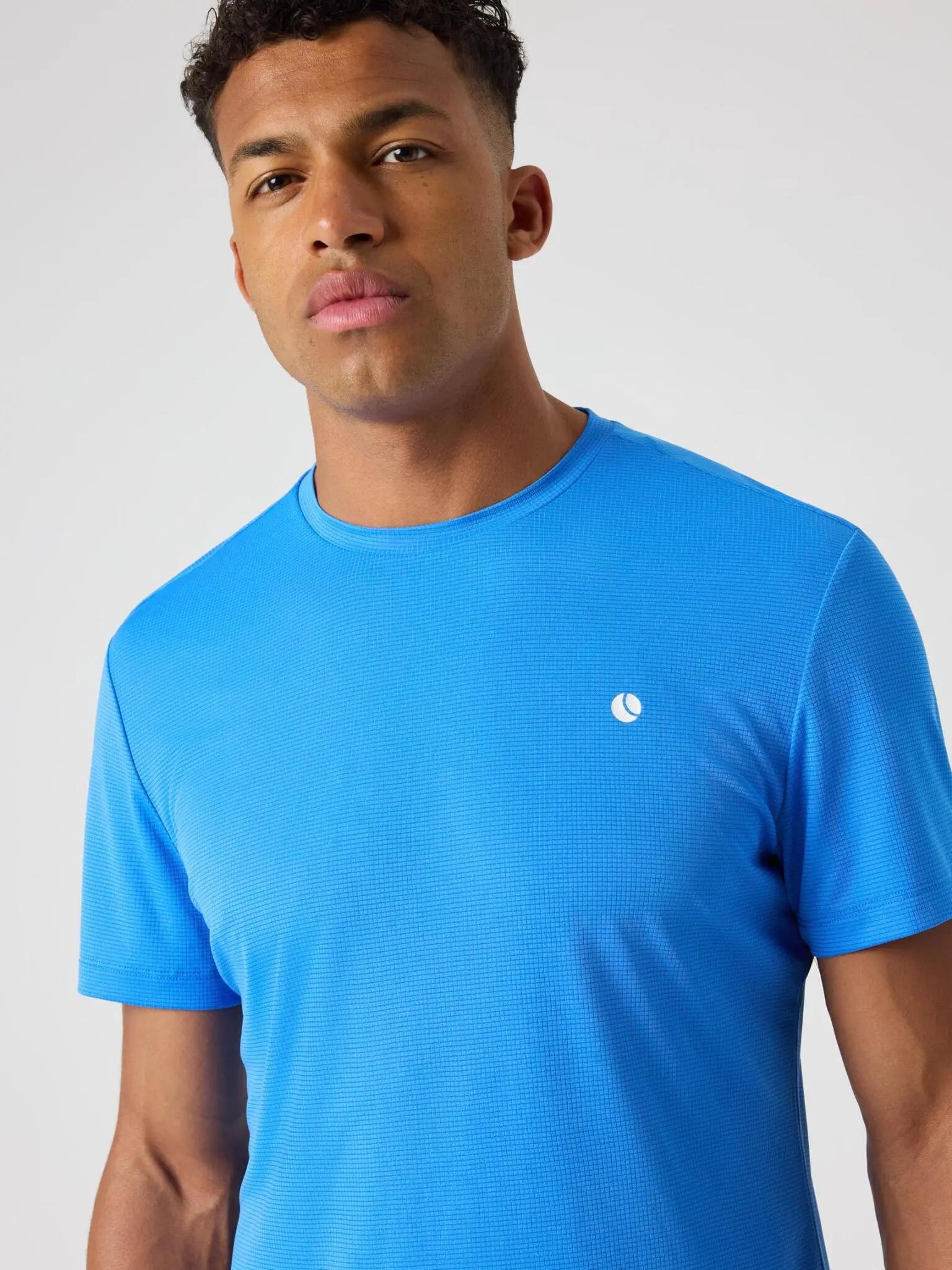 bjorn_borg ACE LIGHT T-SHIRT aus recyceltem Polyester – PALACE BLUE 4/4
