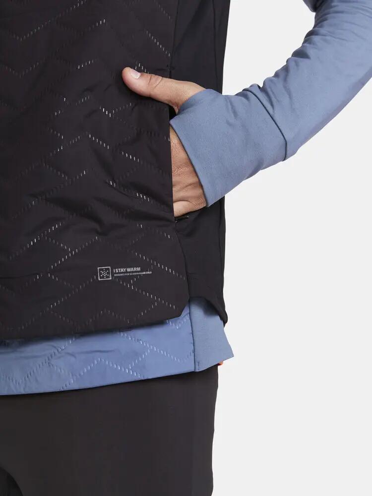craft ADV SubZ Vest 3 M – Isolerend en winddicht hardloopvest – Black 4/7