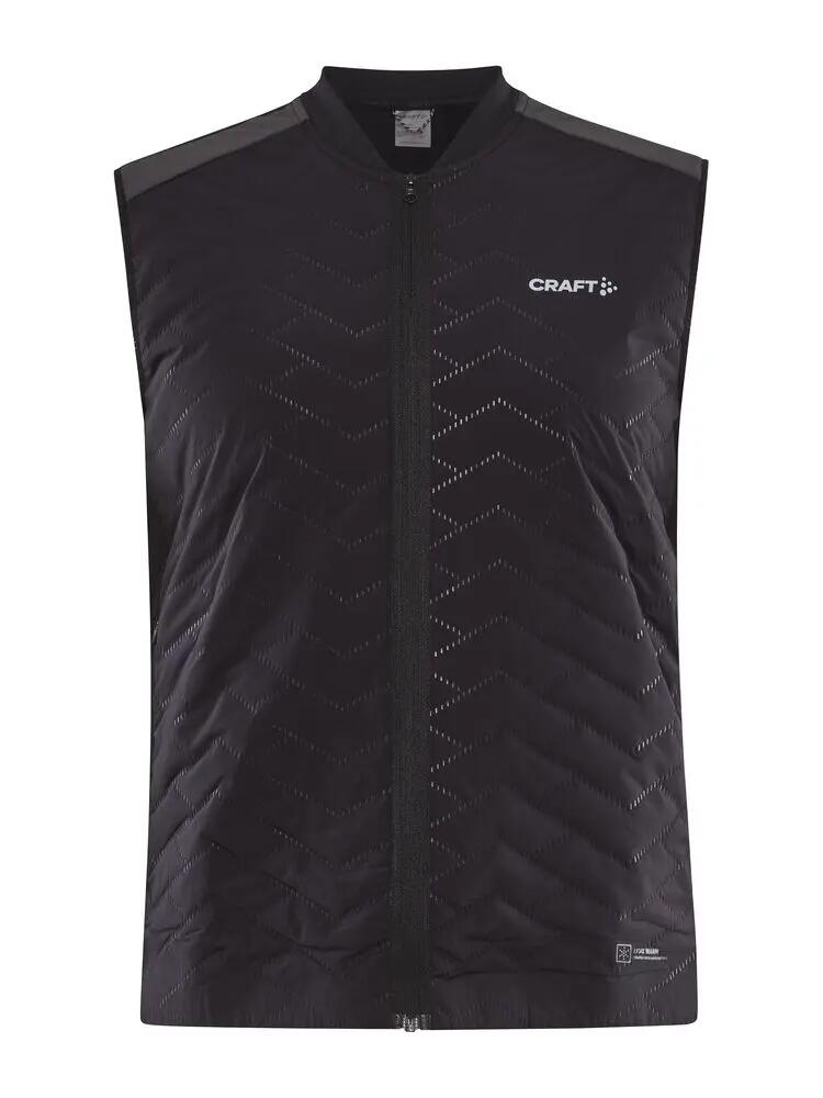 craft ADV SubZ Vest 3 M – Isolerend en winddicht hardloopvest – Black 2/7