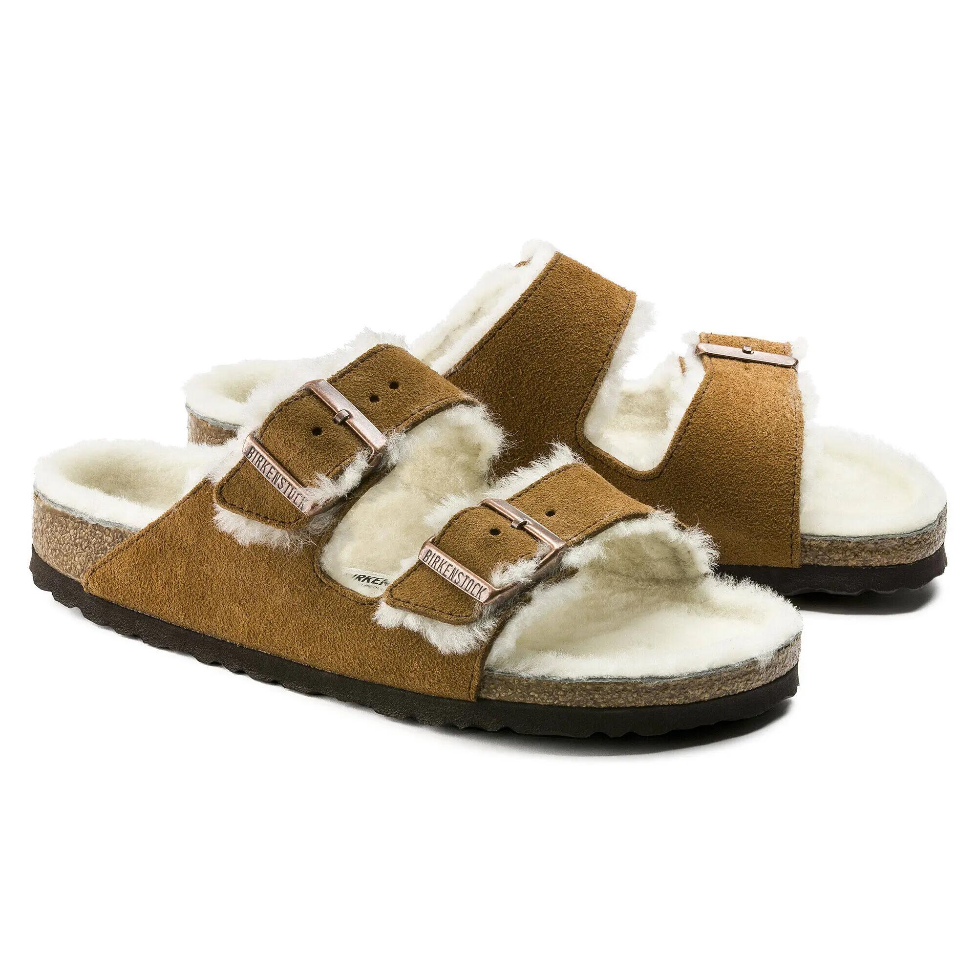 Sandalen Birkenstock met bont voor dames 7/9