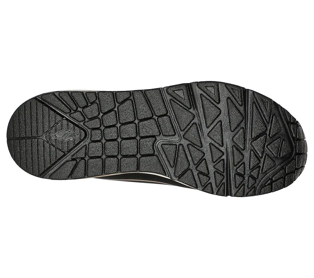 SKECHERS Uno Gen1 Cool Heels meisjessneaker zwart-goud 3/5