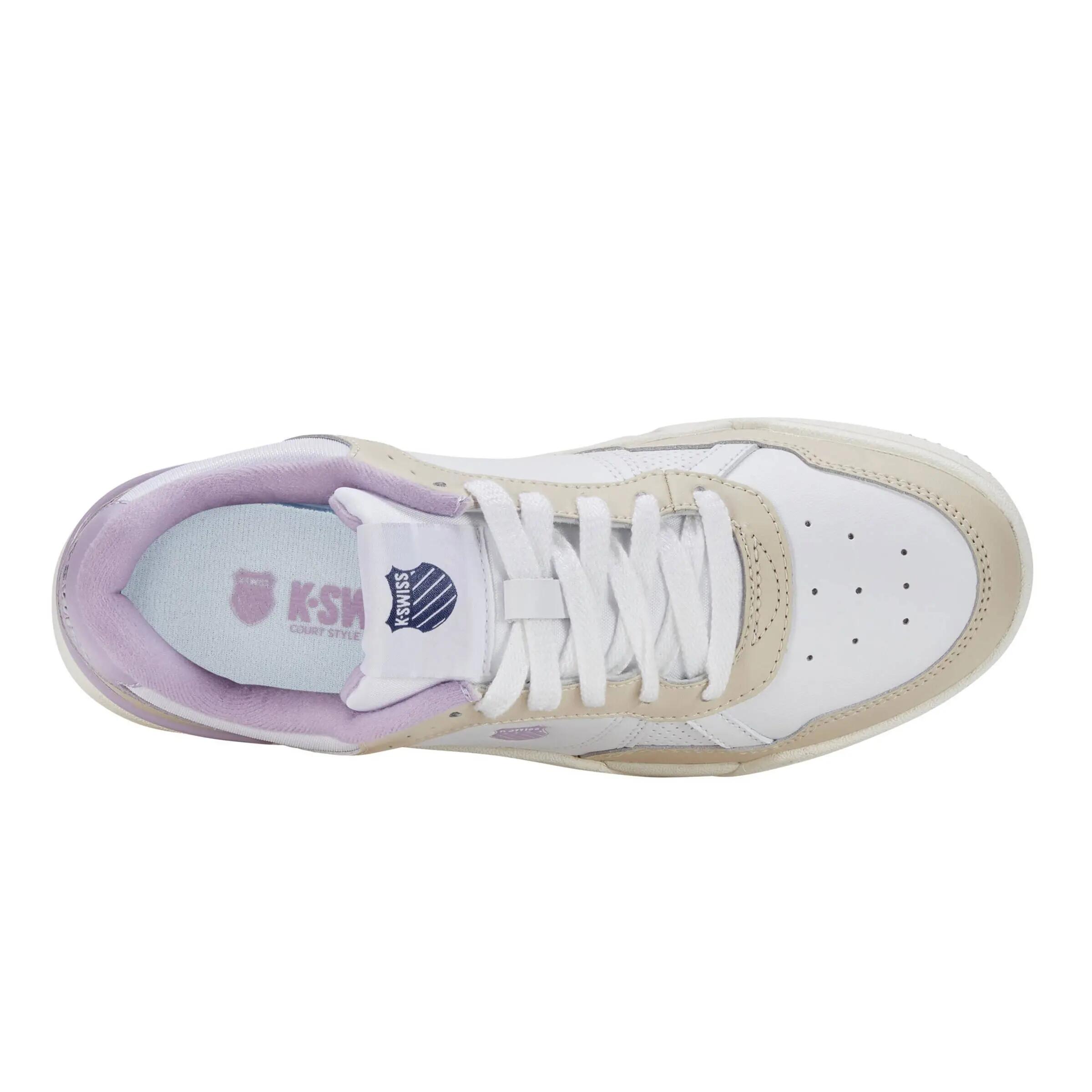 K-SWISS Match Pro LTH Damen Sneaker, weiße Leder-Low-Tops 7/7