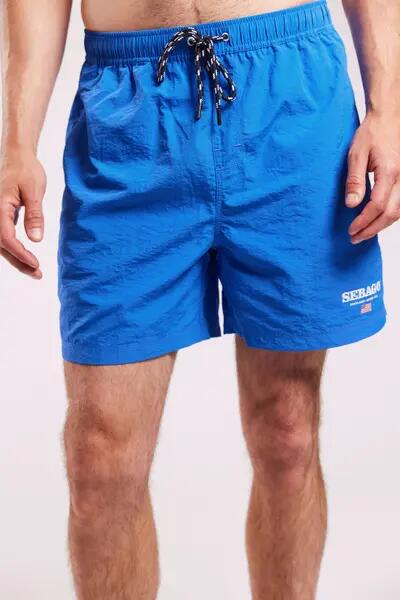 sebago Swim Shorts blauw van nylon – BLUE 2/3
