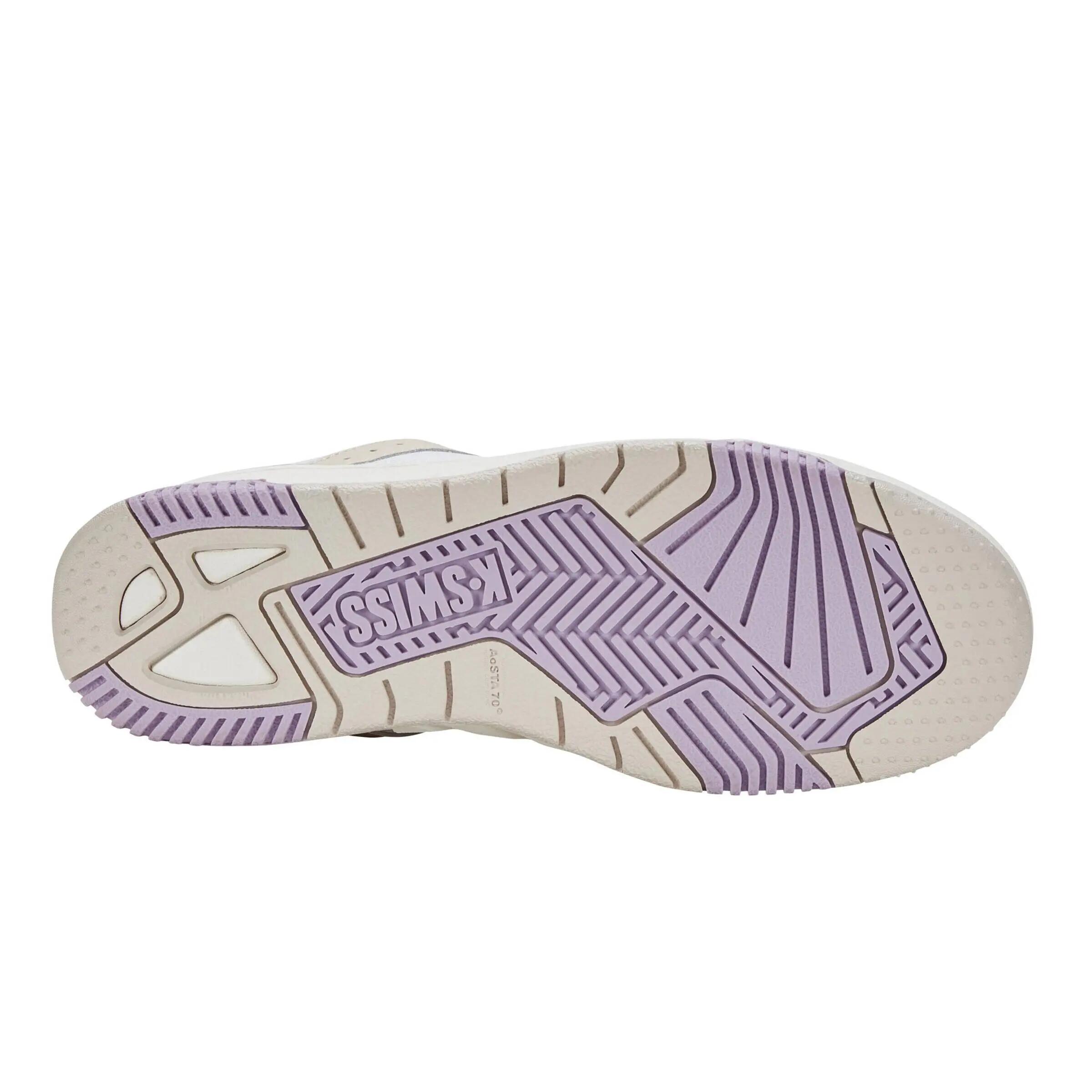 K-SWISS Match Pro LTH Damen Sneaker, weiße Leder-Low-Tops 6/7