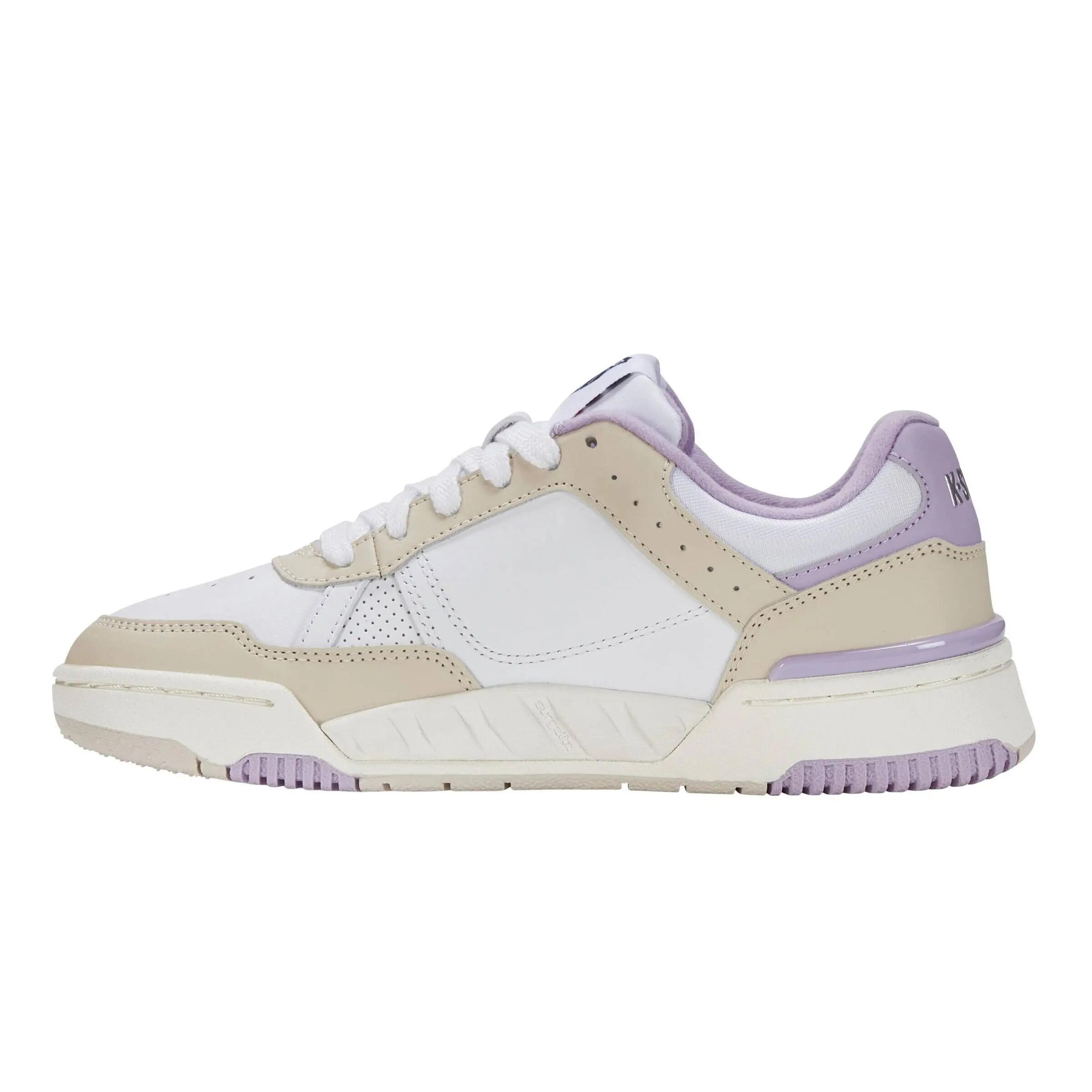 K-SWISS Match Pro LTH Damen Sneaker, weiße Leder-Low-Tops 5/7