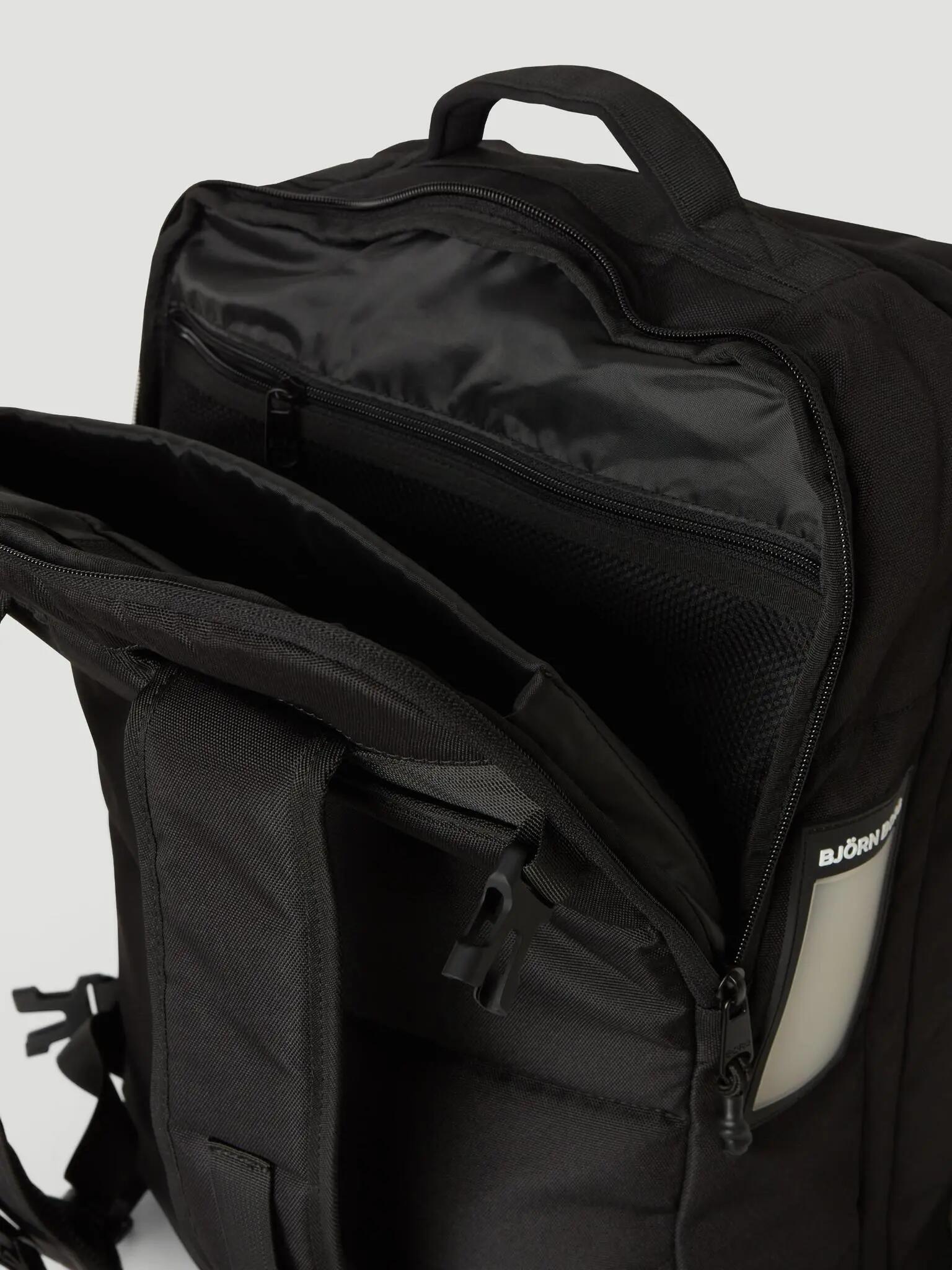 bjorn_borg TRAVEL BACKPACK L 35L in poliestere riciclato – BLACK BEAUTY 4/5