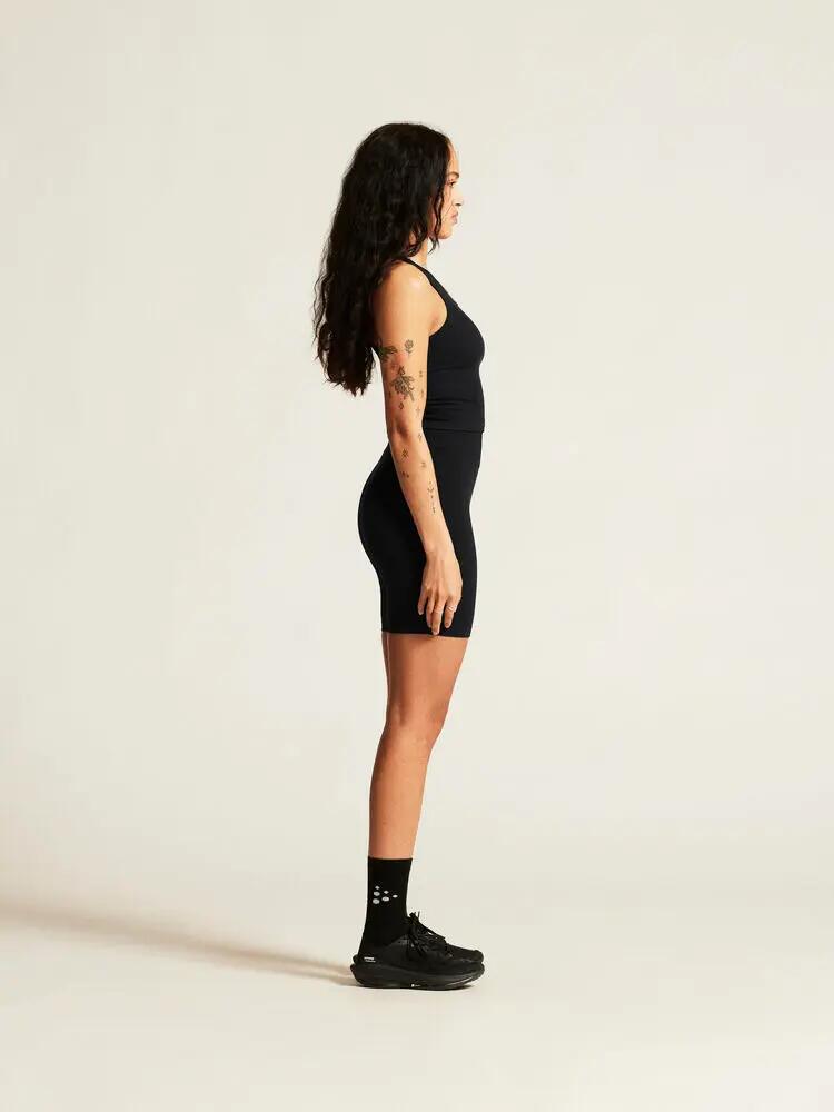 craft Collective Rib Tank Top W – Canotta a coste elasticizzata – Black 4/7