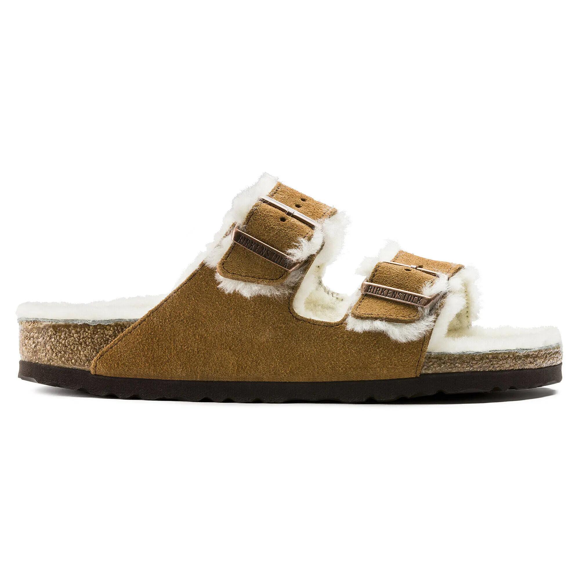 BIRKENSTOCK Arizona VL Shearling Mink Sandalias Estreito (1001135) 6/9