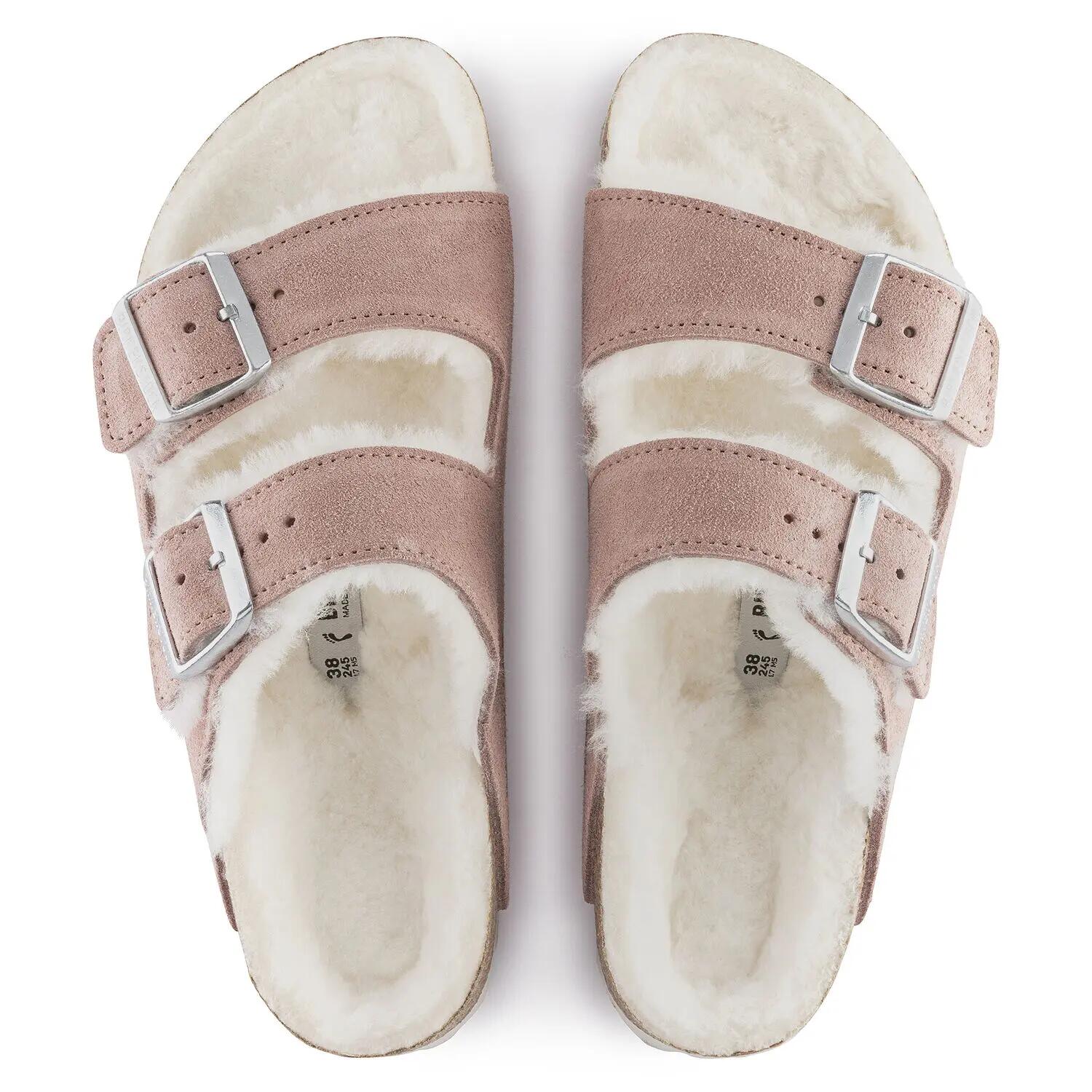 Sandale Birkenstock ARIZONA VL SHEARLING étroite 7/8