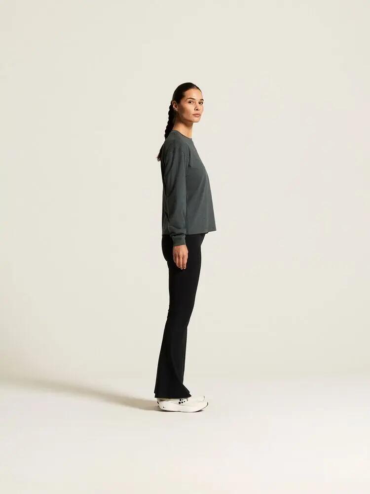 craft Frequent Heavy LS Tee W – Maglia manica lunga in cotone bio – Lava 6/7