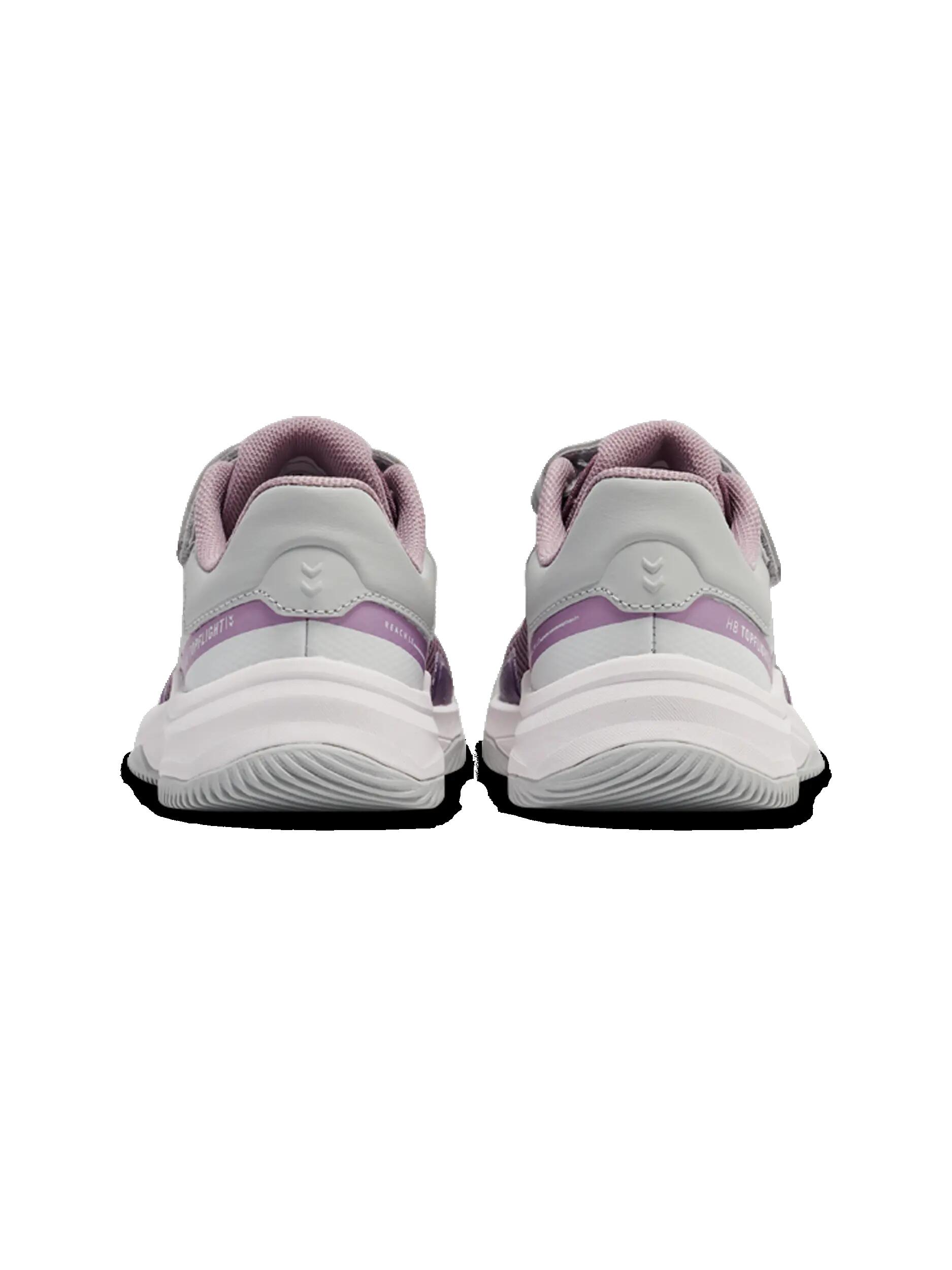 hummel TOPFLIGHT PRO VC JR scarpa indoor per bambini – BLACK PLUM 4/4