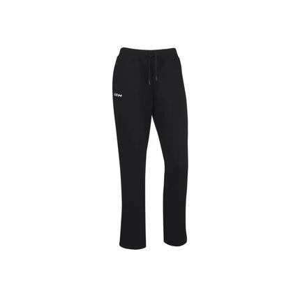 CCM Premium Tech Fleece Tapered Jogger Czarny dorosłe Spodnie i szorty hokejowe