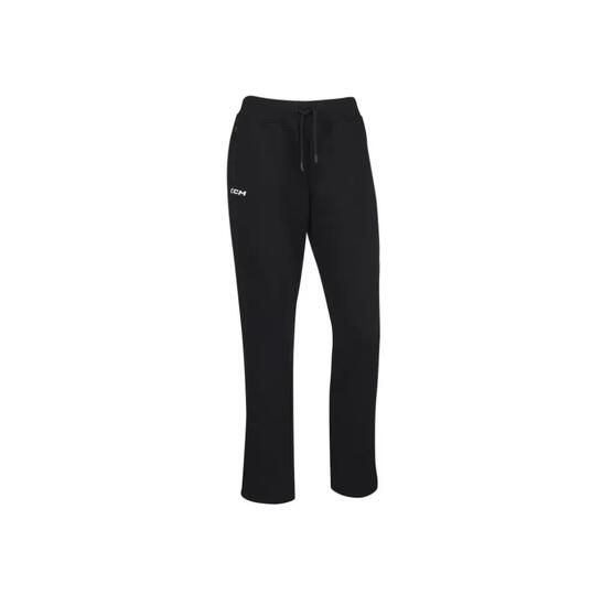 CCM Premium Tech Fleece Tapered Jogger Czarny dorosłe Spodnie i szorty hokejowe