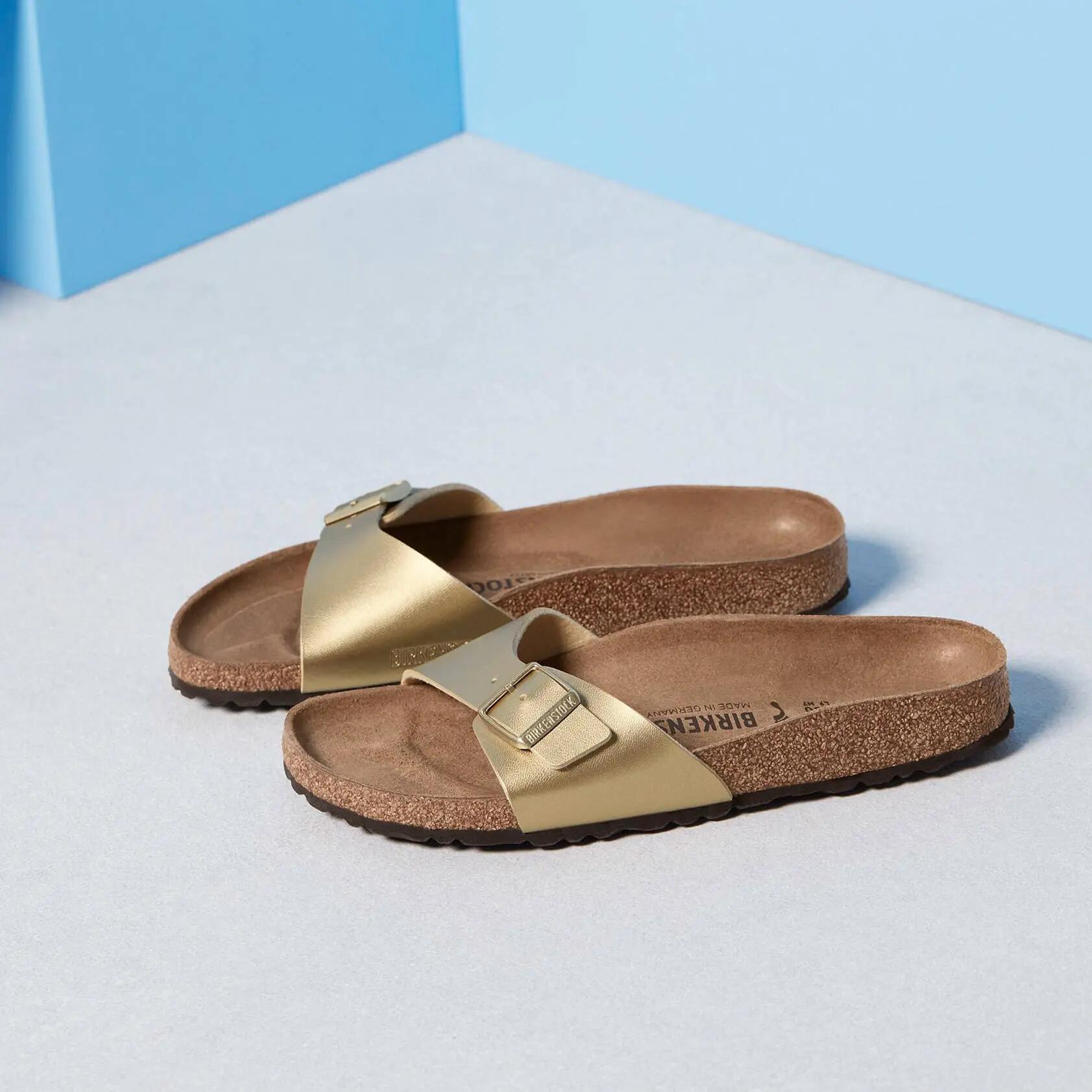 Chanclas BIRKENSTOCK  Madrid Narrow Oro  Mujer 8/10
