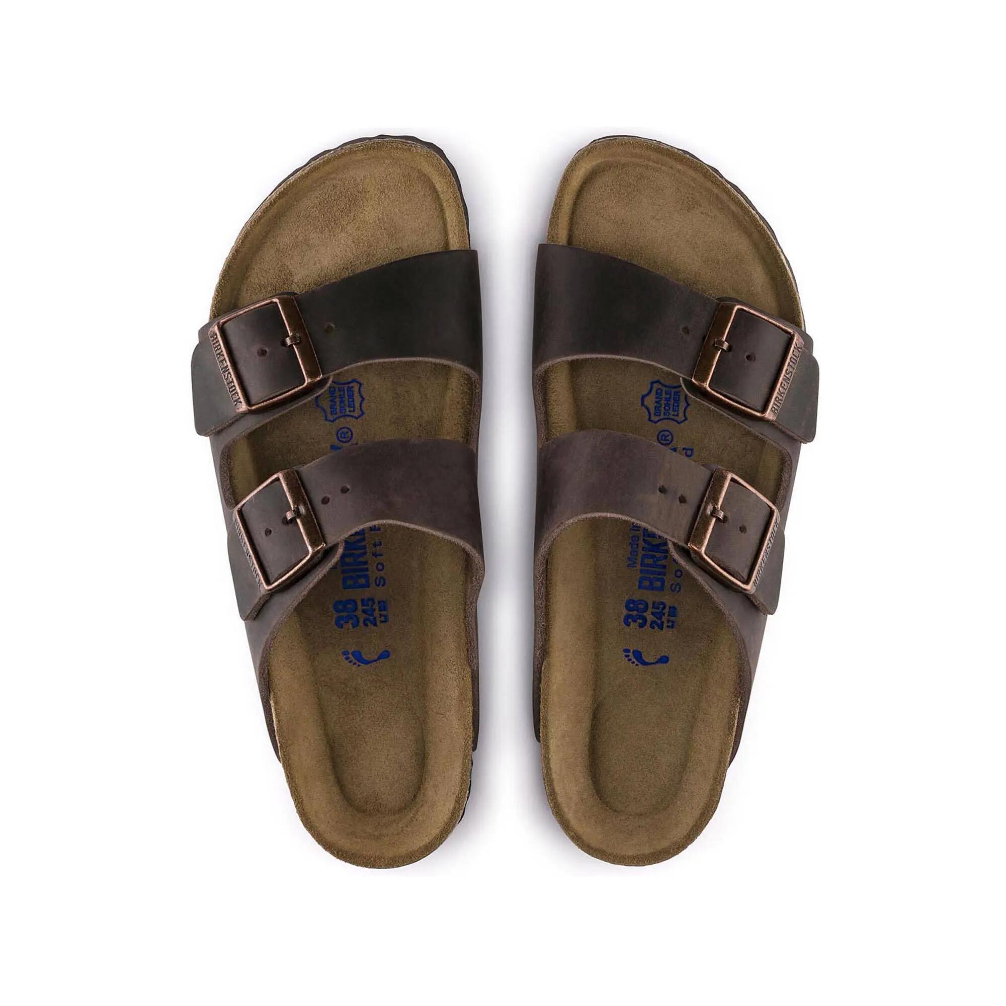 Dames Arizona Geolied Leren Sandalen (Bruin) 11/15