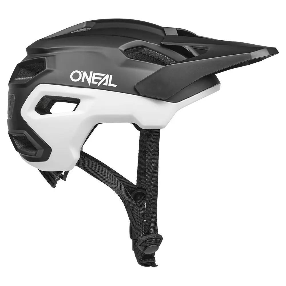 Casco da mountain bike TRAILFINDER EVO SOLID, nero/bianco 5/5