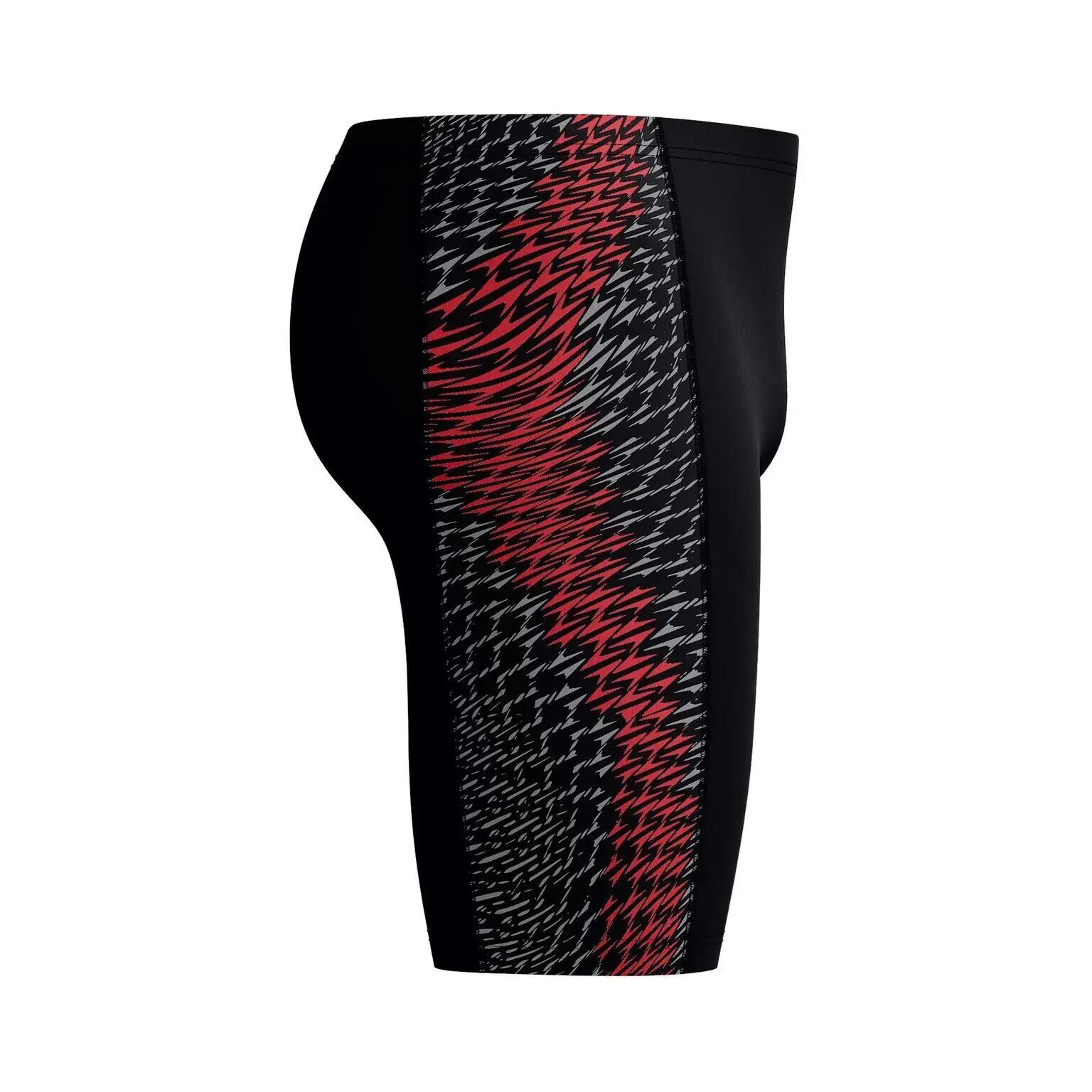 Maillot - natation - homme - jammer eco+ tech - noir/orange 6/7