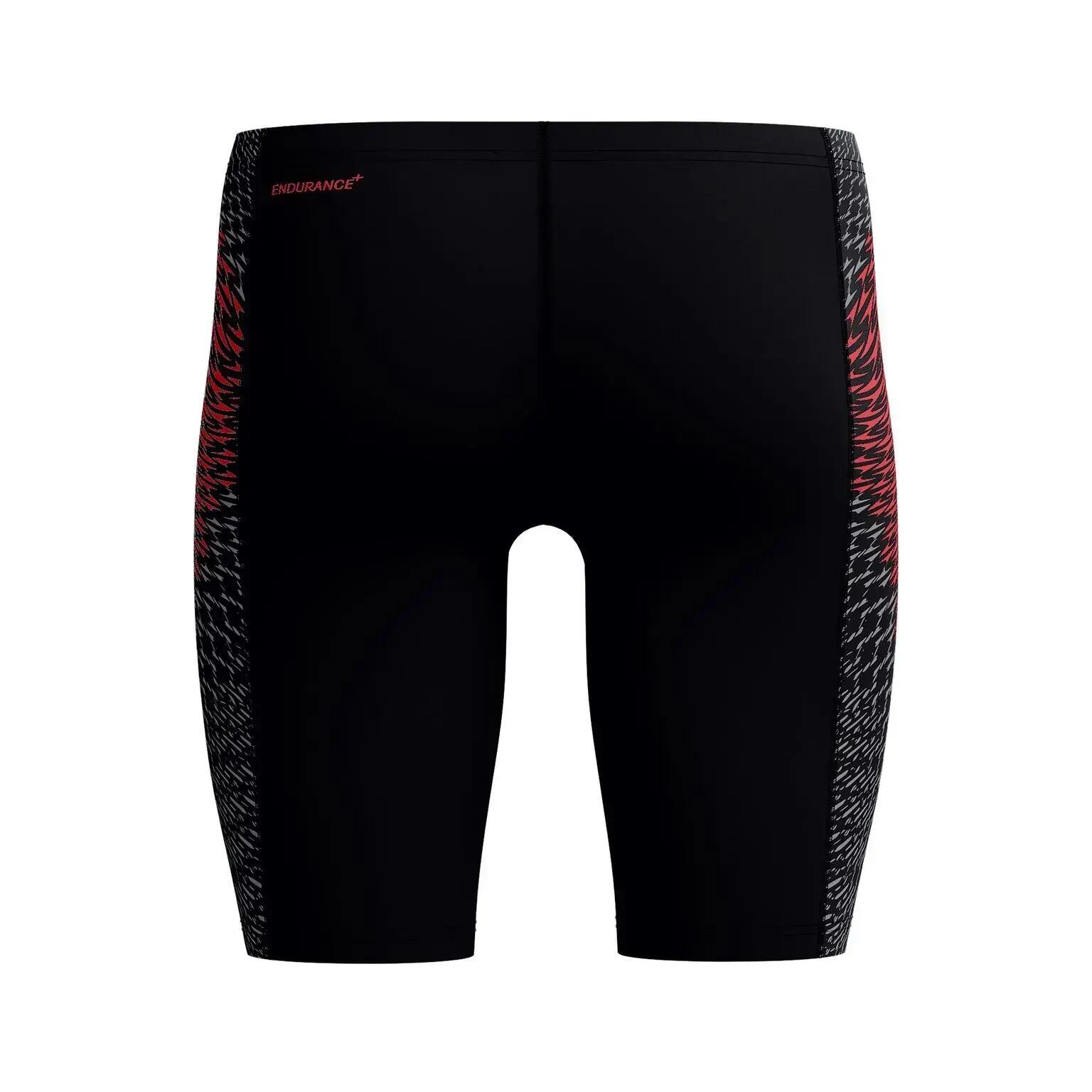 Maillot - natation - homme - jammer eco+ tech - noir/orange 2/7