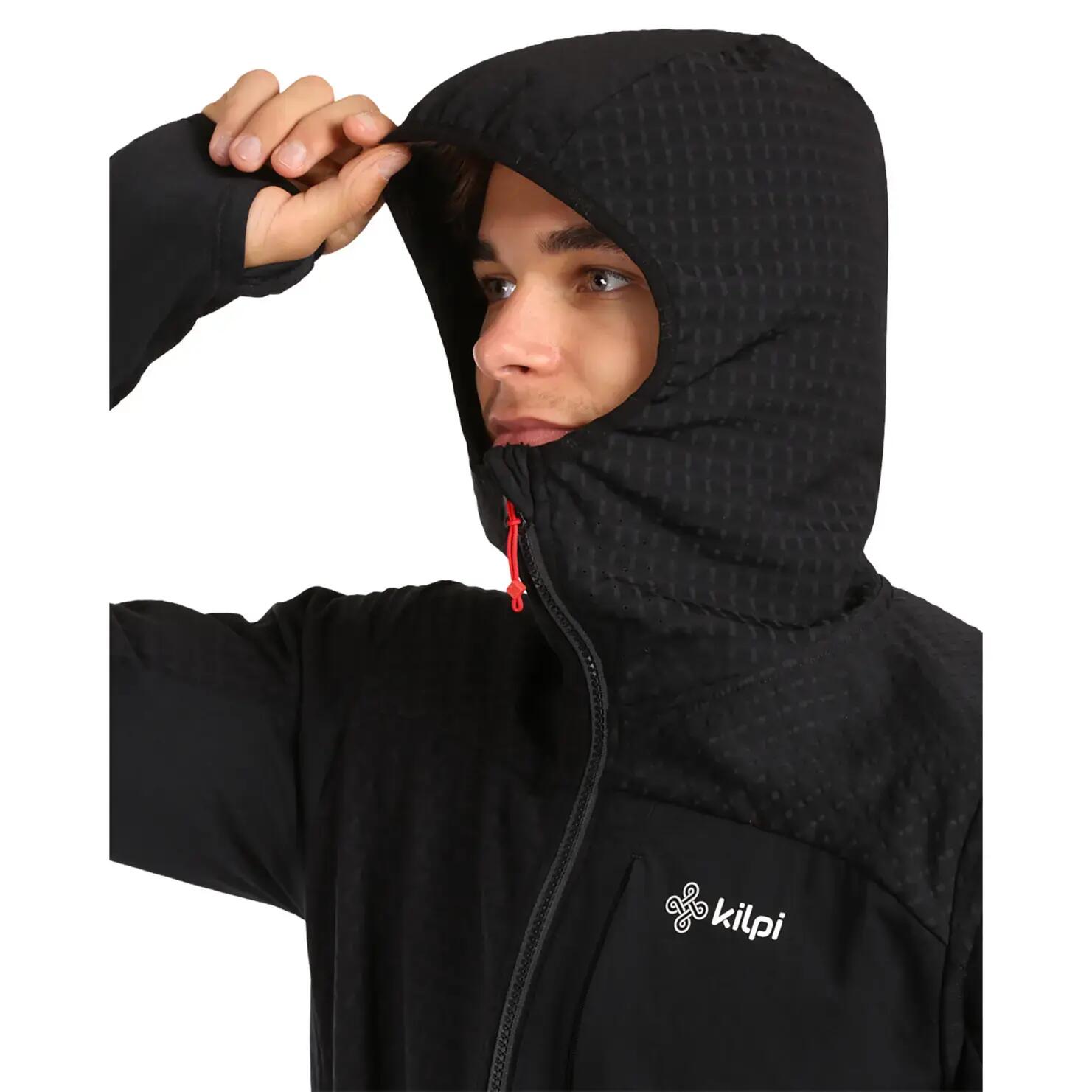 Kilpi Freni-M Herren Fleece-Hoodie Schwarz 5/6