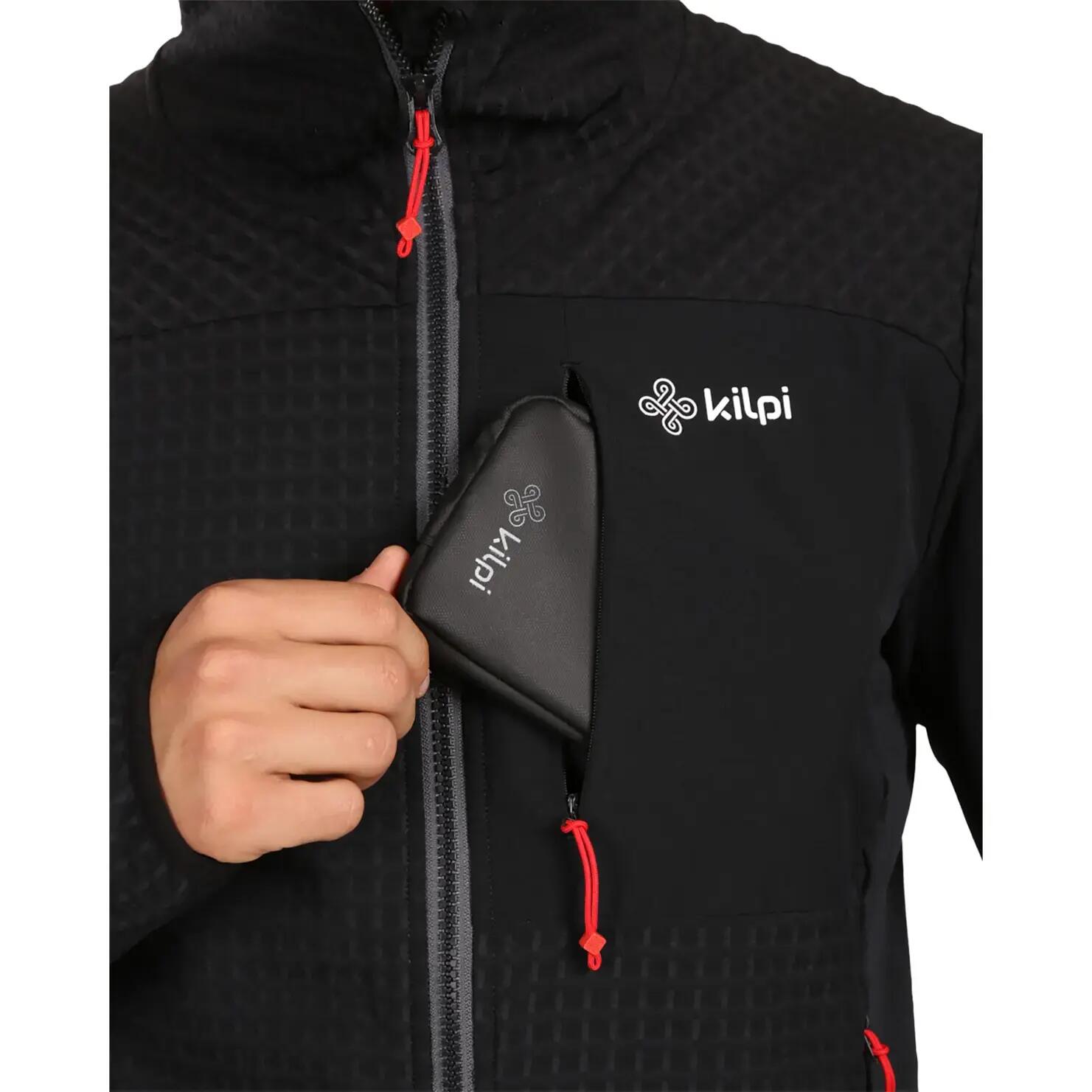 Kilpi Freni-M Herren Fleece-Hoodie Schwarz 4/6