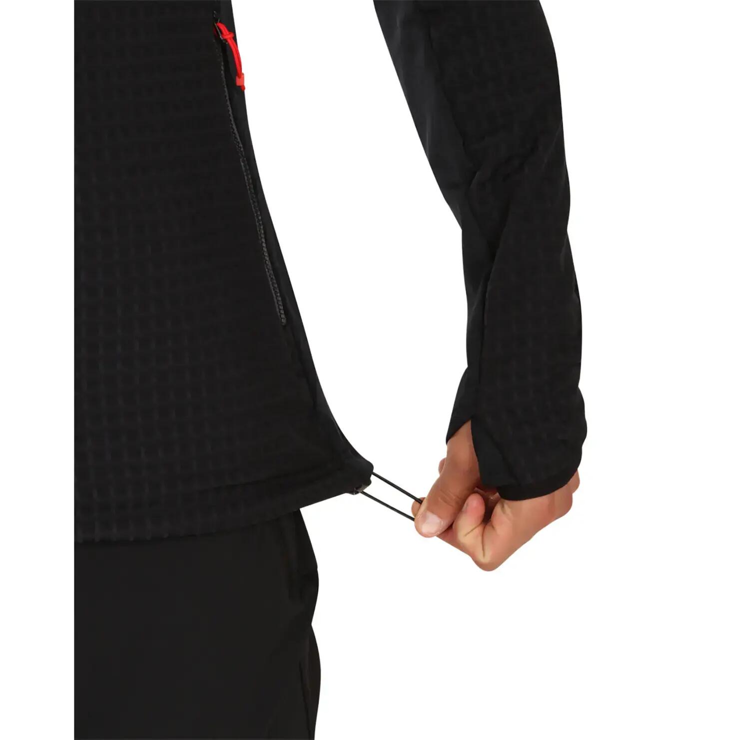 Kilpi Freni-M Herren Fleece-Hoodie Schwarz 3/6